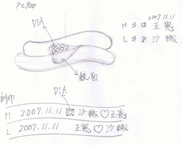 �n�[�g�̃����O�i���t��j